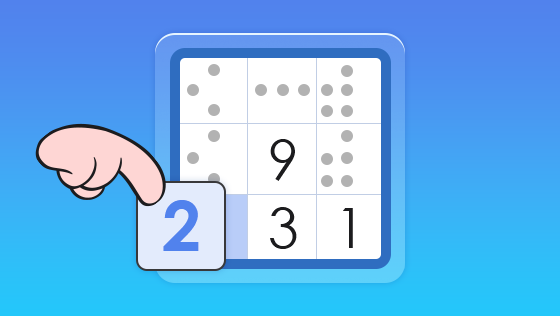 sudoku with auto candidate mode